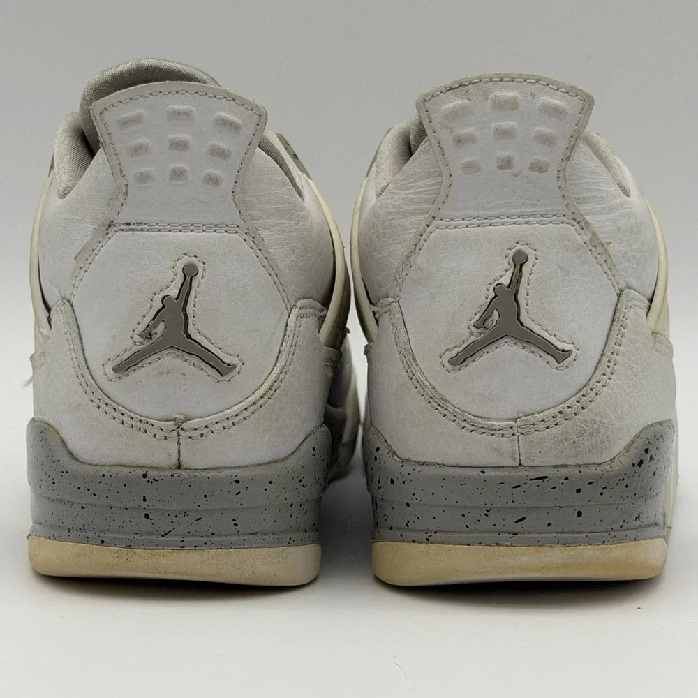 Jordan 4 Retro White Oreo Tech Grey DJ4699-100 Size 5Y Authenticated!! Fast Ship
